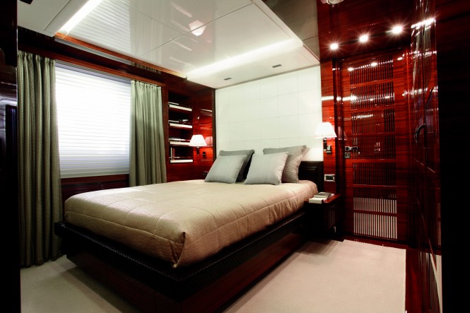 The 36.90m luxury motor yacht Domani Vip cabin