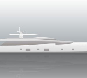 Keel of the Dubois designed 46m Motor Yacht 368 due to be launched in 2013 laid