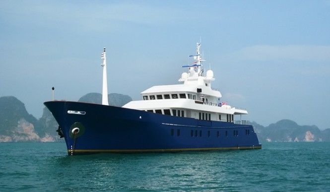 The 50m luxury yacht Northern Sun
