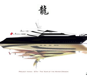 87m super yacht Iwana designed by Alex McDiarmid
