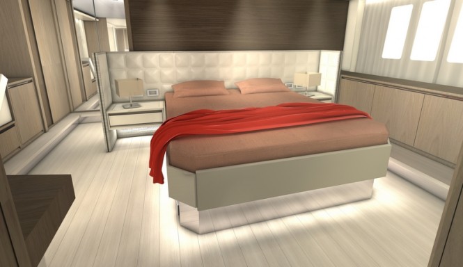 The Absolute 72 Fly Yacht Interior