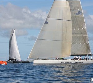 2012 RORC Caribbean 600: The George David's RP90 sailing yacht Rambler out in front