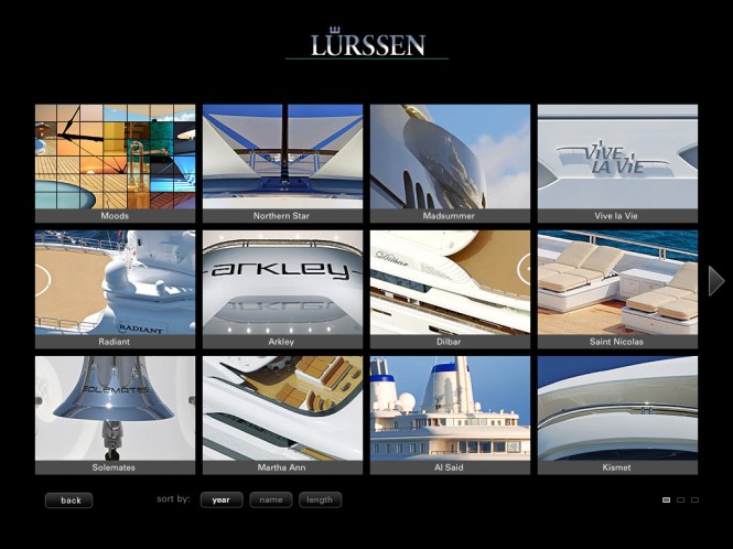 The Lurssen Yachts´ App