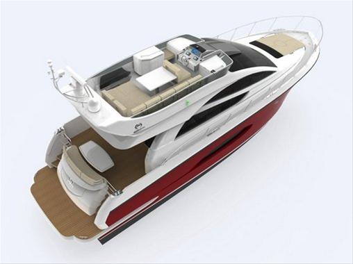 The Motor Yacht E54 Corporate Edition - view from above