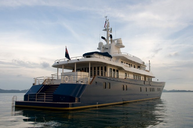 The Northern Sun Superyacht - rear view