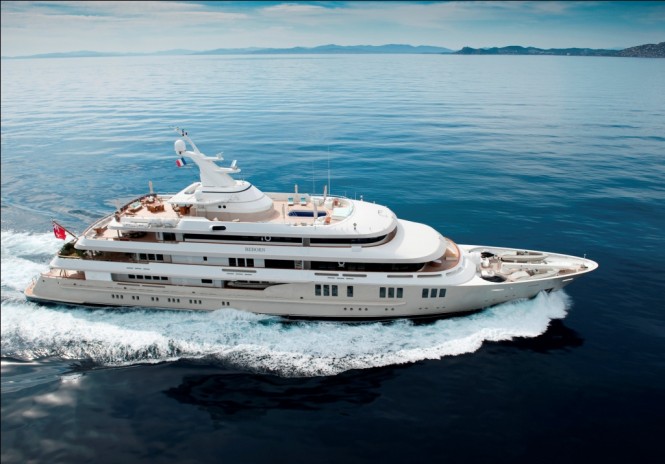 The luxury charter yacht Reborn by Amels