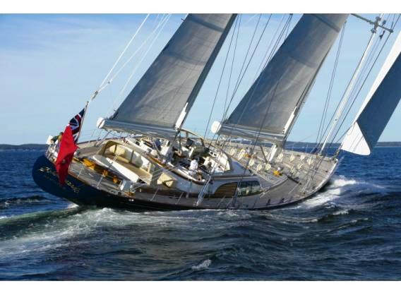 The luxury charter yacht SCHEHERAZADE