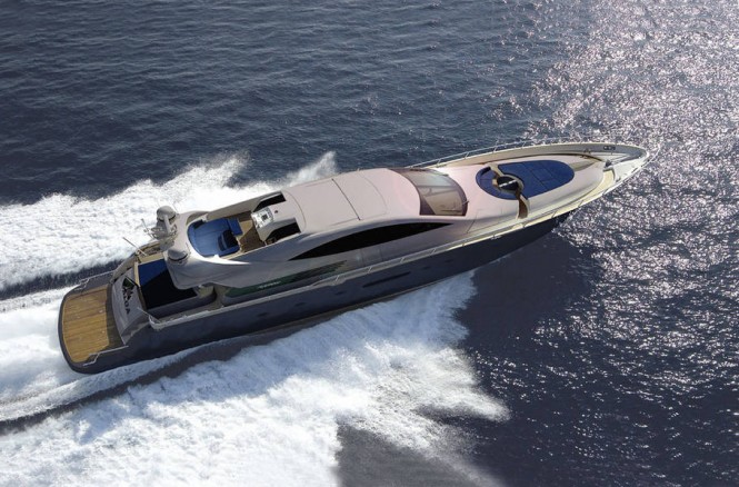 The luxury motor yacht Cerri 86´
