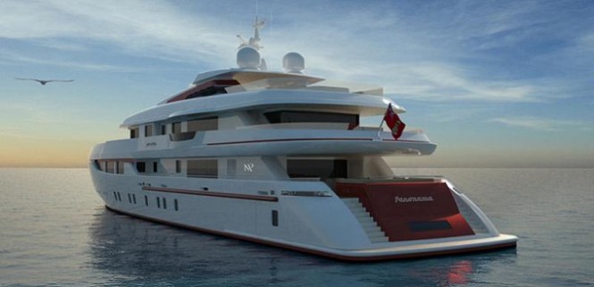 The luxury motor yacht Project Panorama by ISA Yachts