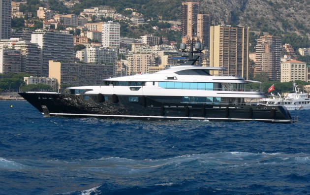 The luxury motor yacht Slipstream
