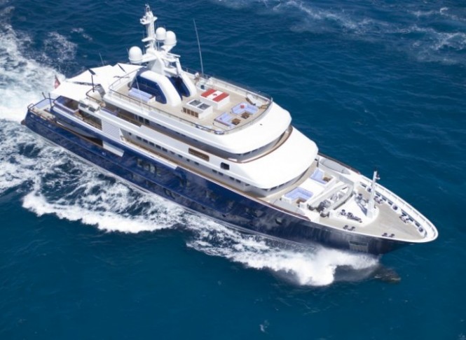 The luxury yacht POLAR STAR - Image Courtesy of Lurssen