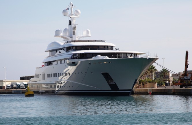 The luxury yacht Pelorus by Lurssen - Image Courtesy of LiveYachting