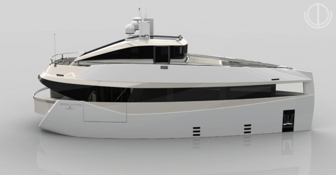 Motion Code Blue SERION E60 motor yacht concept