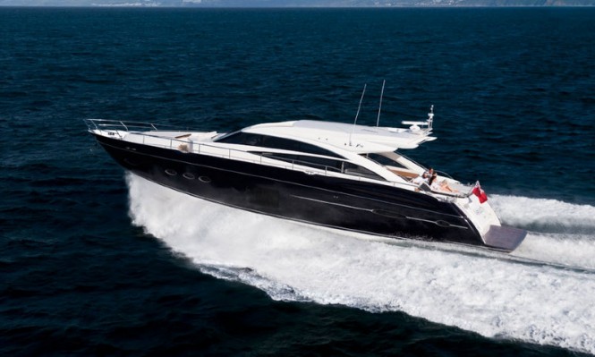 The new luxury yacht Princess V72 by Princess Yachts