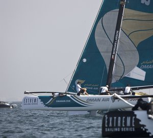 Extreme Sailing Series yacht race successfully started by Extreme 40 Debut Skipper Morgan Larson