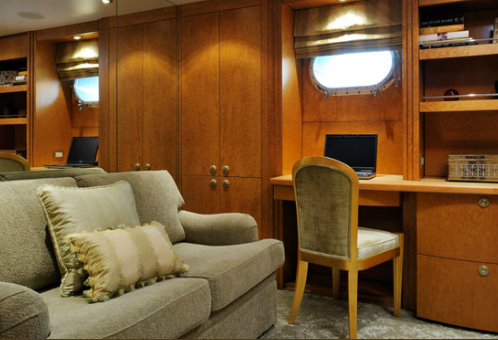 The super yacht Obssession Interior