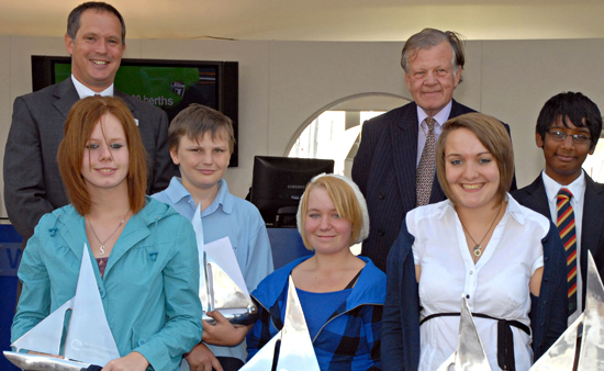 Winners of the MDL´s Sail Training Awards 2010