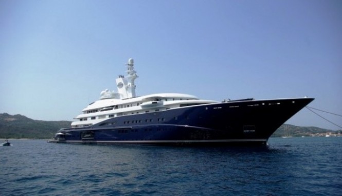 133m megayacht Al Mirqab  - Photo Credit Vittorio Nico