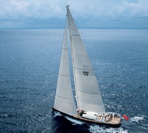 Perini Navi 38m charter yacht P2 comes third at the 2012 Loro Piana Caribbean Superyacht Regatta 