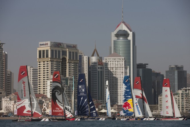 The Extreme Sailing Series 2011. Act 2. Qingdao. China Credit: Lloyd Images The Extreme Sailing Series 2011. Act 2. Qingdao. China Credit: Lloyd Images