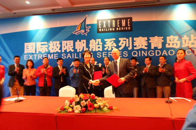 Act 2, Qingdao - Official signing ceremony Credit Mr Mi Yang