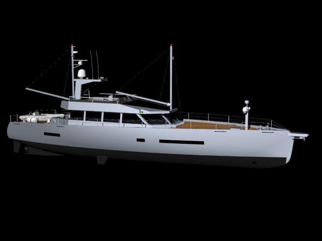 CMC Yachts 30m Motor Yacht EXPLORER created by SABDES Design