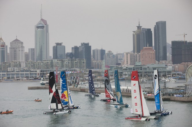 The Extreme Sailing Series 2011. Act 2. Qingdao. China. Credit: Lloyd Images The Extreme Sailing Series 2011. Act 2. Qingdao. China. Credit: Lloyd Images