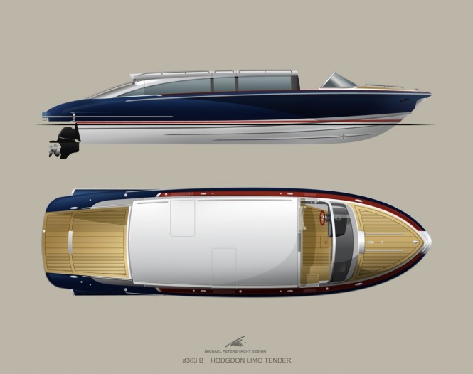 Hodgdon Limo Superyacht Tender by Michael Peters Yacht Design