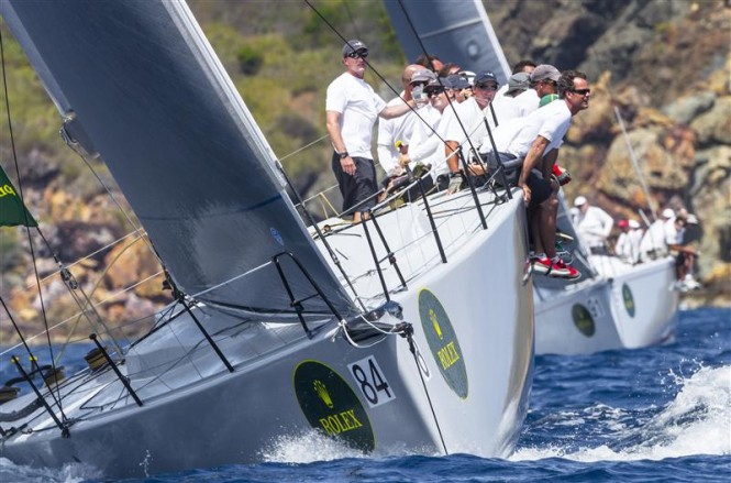 IRC winner POWERPLAY yacht Photo by Rolex Ingrid Abery