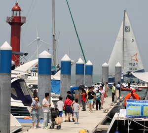 Preparations for the Korea International Boat Show 2012 underway
