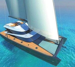 Latitude 27m catamaran yacht Blue Coast 88 due to be delivered in 2013