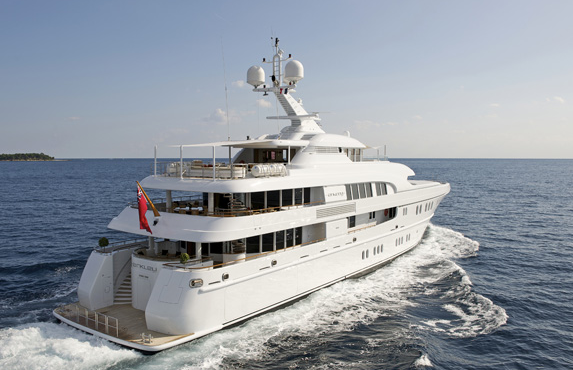 Lurssen charter yacht ARKLEY