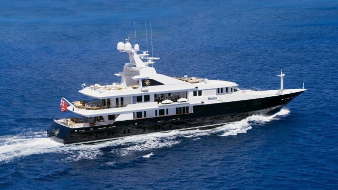Luxury charter yacht Helios