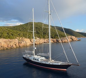 Ron Holland designed 32.4m charter yacht Kestrel 106 to make her debut at Antibes Yacht Show 2012