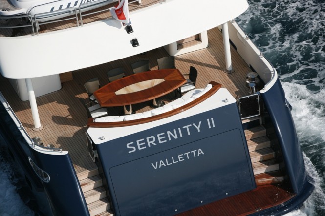 Luxury charter yacht SERENITY II