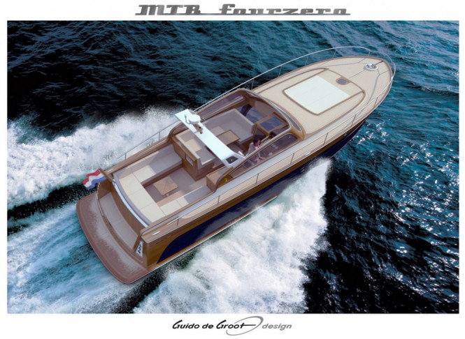 MTB fourzero yacht - view from above