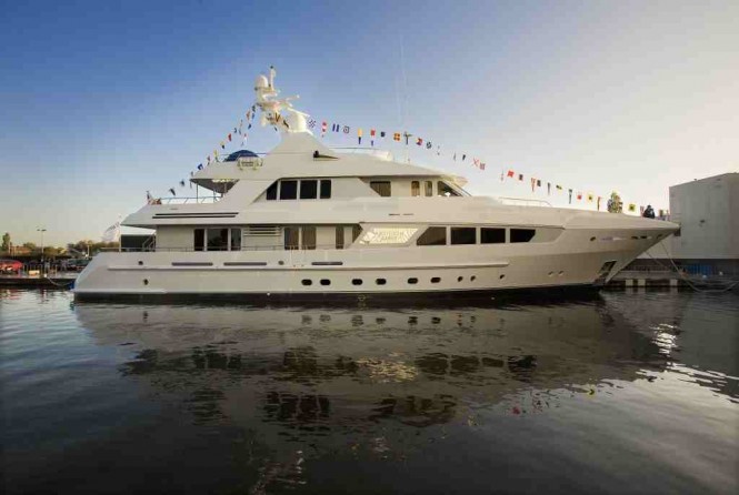 Motor yacht KATHLEEN ANNE - At Launch