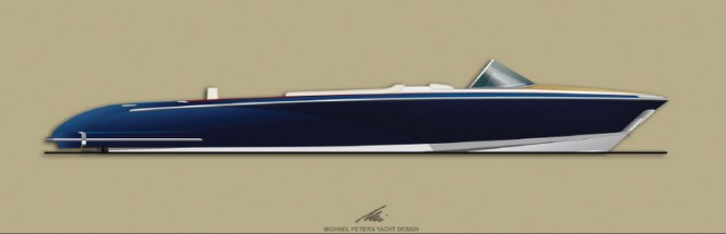 Open Superyacht Tender Profile by Micheal Peters Yacht Design
