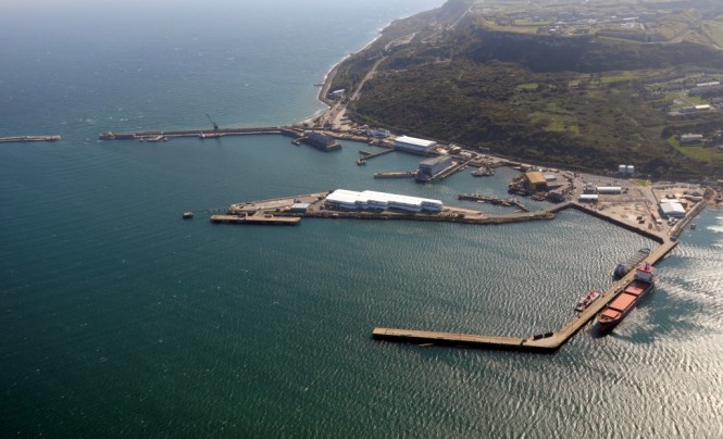 Portland Port - view from above