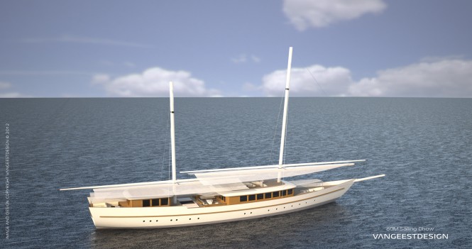 Sailing dhow by Van Geest Design - 60m yacht