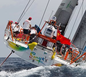 Sanya Serenity Superyacht Marina in China hosted Volvo Ocean Race Teams