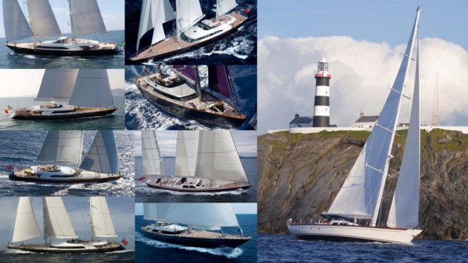 Beautiful superyachts designed by Ron Holland