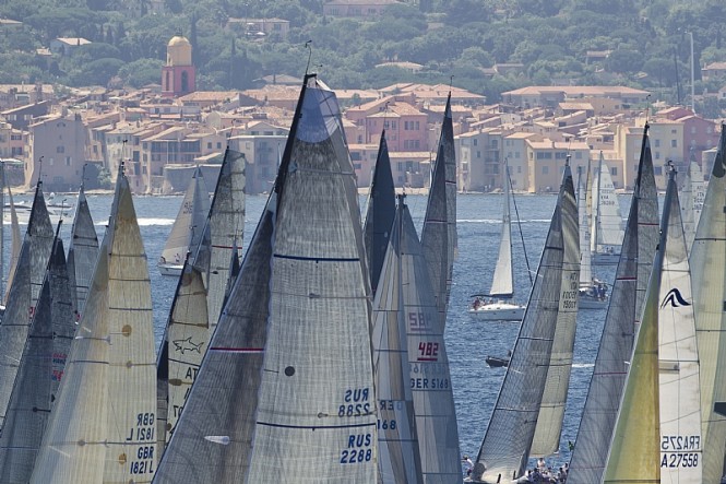 Start of the inshore race Photo By Rolex Carlo Borlenghi