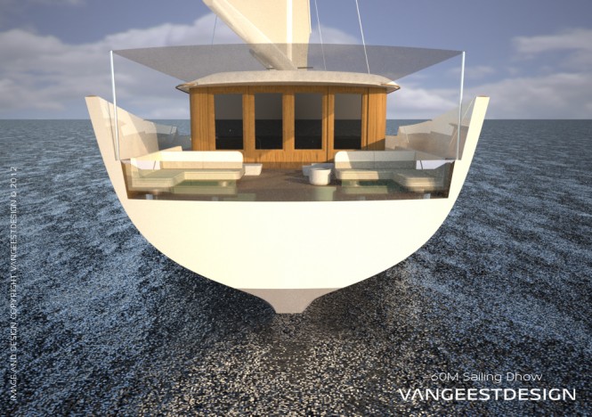 Van Geest designed sailing dhow