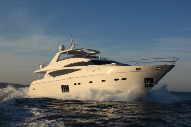 2010 launched charter yacht Princess Lily - a Princess 95 superyacht by Princess Yachts