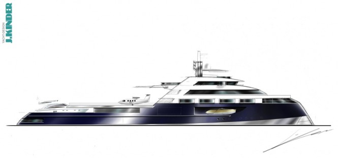 360´ megayacht Family Day by J Kinder Yacht Design