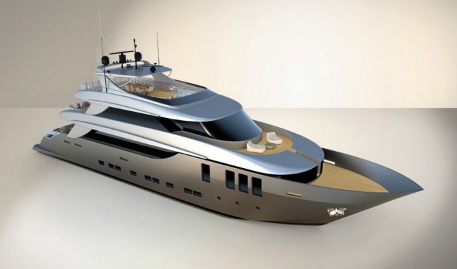 38m luxury motor yacht Nadara 38 by Admiral Tecnomar Group