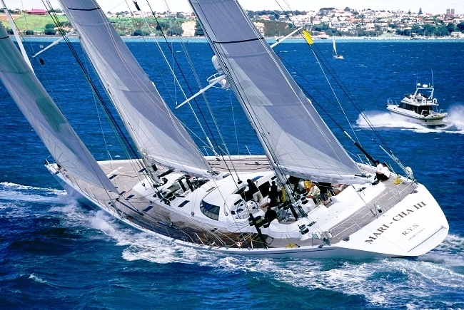 44.7m sailing yacht MARI CHA III - Sailing Up Wind