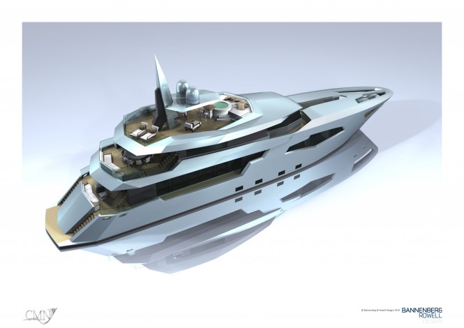 44m motor yacht Scorpio - CMN & Bannenberg Rowell project