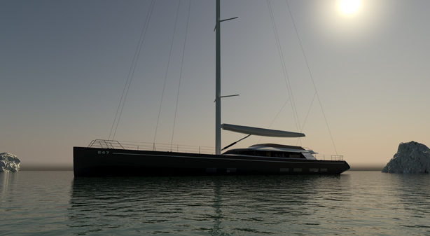 47m luxury sailing yacht E 471 by Esenyacht